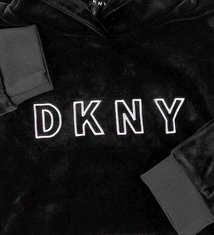 DKNY Velourklänning - Svart DKNY Velourklänning - Svart