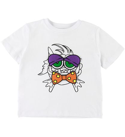 Stella McCartney Kids T-shirt - White w. Fish/Patches