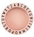 Design Letters Bowl - Tritan - 15.5 cm - Eat & Learn - Powder ro Design Letters Bowl - Tritan - 15.5 cm - Eat & Learn - Powder ro