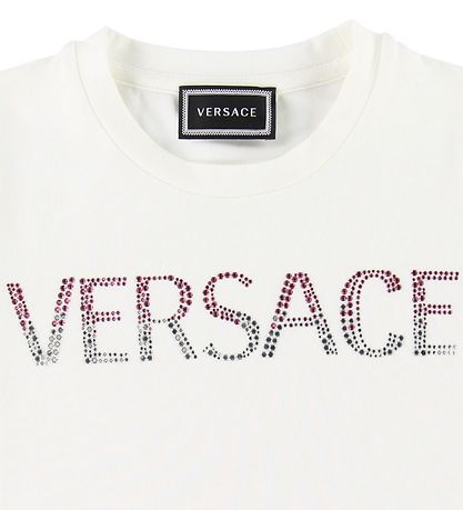 Versace T-shirt - White w. Logo