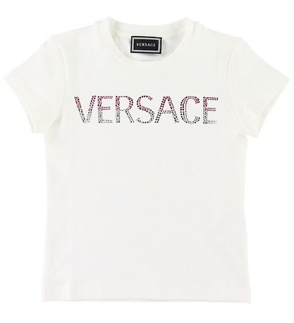 Versace T-shirt - White w. Logo