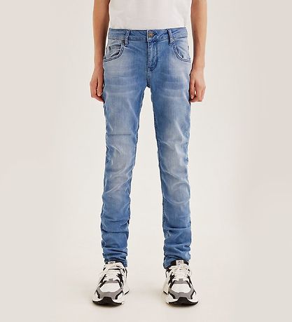 Hound Jeans - Straight - Notað Blue Denim Hound Jeans - Straight - Notað Blue Denim