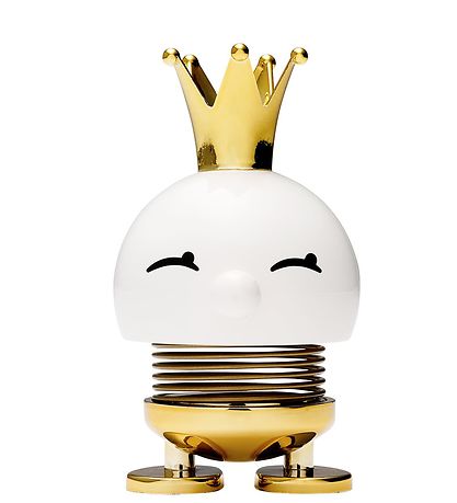Hoptimist Queen Junior Bimble - 13, 5 cm - Weiß/Gold