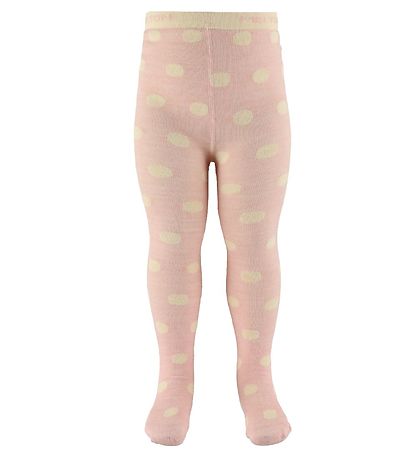 Melton Tights - Wool/Cotton - Pink