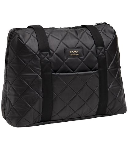 CAMA Copenhagen Changing Bag - Vega - Black Leather