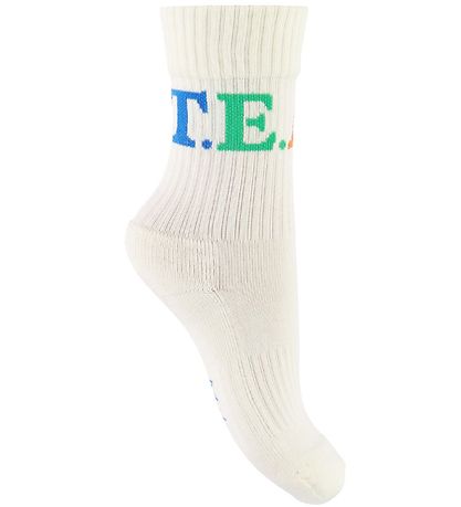 Molo Socks - 2-pack - Norman - Grey Melange/Ivory