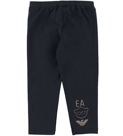 Emporio Armani Leggings - Navy w. Bear