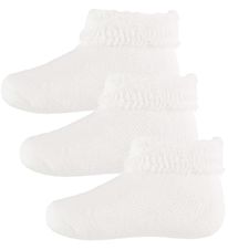 Melton Socken - 3er-Pack - Weiß Melton Socken - 3er-Pack - Weiß