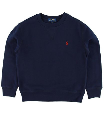 Polo Ralph Lauren Sweatshirt - Navy w. Logo Polo Ralph Lauren Sweatshirt - Navy w. Logo