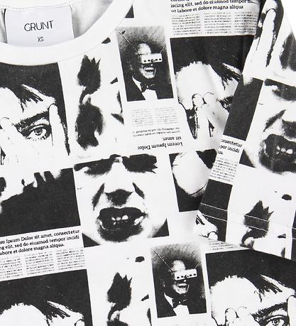 Grunt T-Shirt - Lucifer - Wit/Zwart Grunt T-Shirt - Lucifer - Wit/Zwart