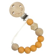 Tiny Tot Pacifier Clip - Mango Tiny Tot Pacifier Clip - Mango