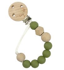 Tiny Tot Pacifier Clip - Army Green Tiny Tot Pacifier Clip - Army Green