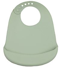 Tiny Tot Bib - Silicone - Dusty Green Tiny Tot Bib - Silicone - Dusty Green