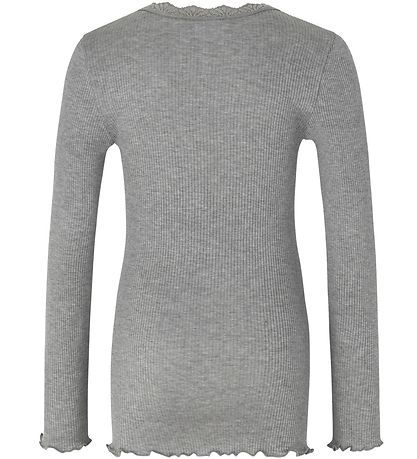 Rosemunde Long Sleeve Top - Grey Melange