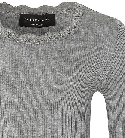 Rosemunde Long Sleeve Top - Grey Melange