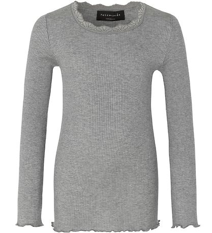 Rosemunde Long Sleeve Top - Grey Melange