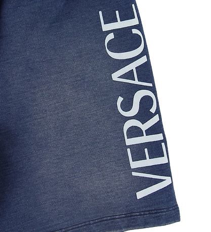Versace 스웨트 반바지 - 블루