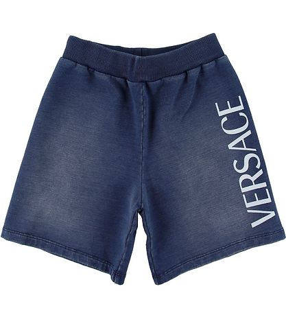 Versace 스웨트 반바지 - 블루