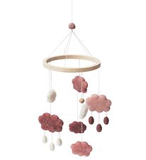 Sebra Baby Mobile - Felted - Cotton Candy Pink Sebra Baby Mobile - Felted - Cotton Candy Pink