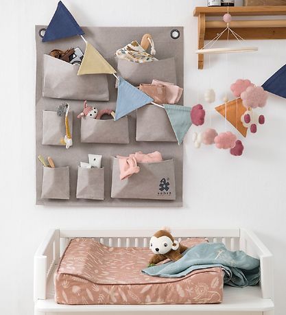 Sebra Baby Mobile - Felted - Cotton Candy Pink