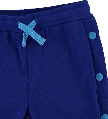 Stella McCartney Kids Sweatshorts - Blauw m. Knoppen Stella McCartney Kids Sweatshorts - Blauw m. Knoppen