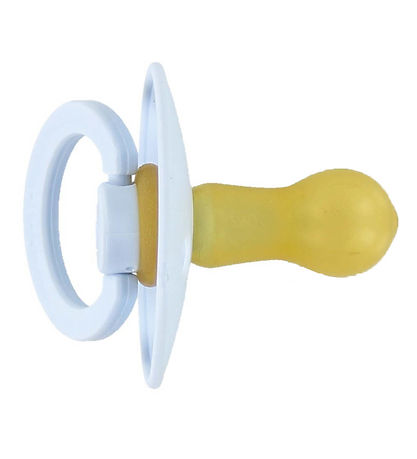 BIBS Colour Smokker - Str. 3 - 2-pack - Rund - Iron/Baby Blue