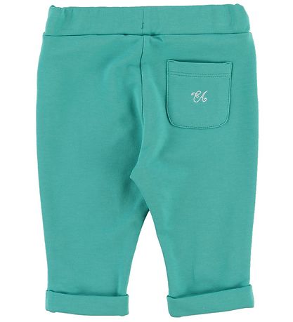 Emporio Armani Set - Cardigan/Jogginghosen - Weiß/Türkis m. Bürs