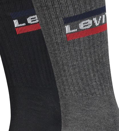Chaussettes Levis - 2 Pack - Noir/Gris Chaussettes Levis - 2 Pack - Noir/Gris