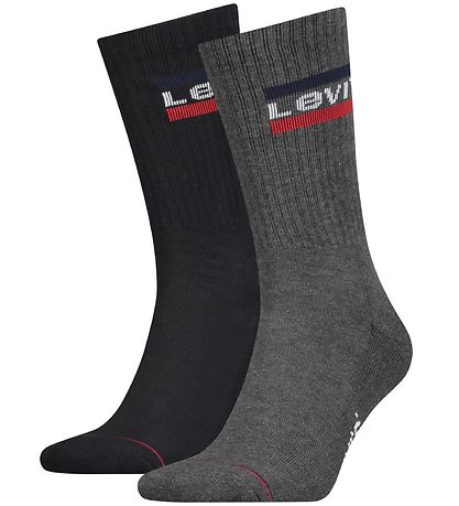 Chaussettes Levis - 2 Pack - Noir/Gris Chaussettes Levis - 2 Pack - Noir/Gris