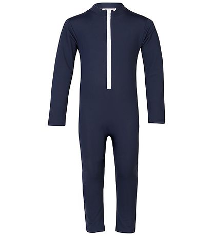 Petit Crabe Coverall Swimsuit - Lou - UV50+ - Navy w. Anchor Petit Crabe Coverall Swimsuit - Lou - UV50+ - Navy w. Anchor