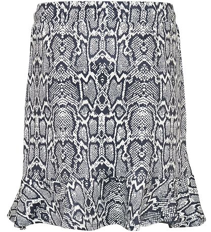Hummel Teens Skirt - HMLSnake - Navy/White Snake Hummel Teens Skirt - HMLSnake - Navy/White Snake