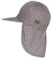 Melton Legionnaire Hat - UV30 - Gray w. Silver Dots