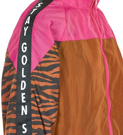 Cost:Bart Zip Cardigan - Irina Track - Brown/Pink Cost:Bart Zip Cardigan - Irina Track - Brown/Pink