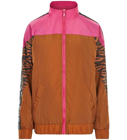 Cost:Bart Zip Cardigan - Irina Track - Brown/Pink Cost:Bart Zip Cardigan - Irina Track - Brown/Pink