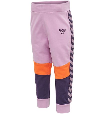 Hummel Sweatpants - HMLVeronica - Purple/Orange Hummel Sweatpants - HMLVeronica - Purple/Orange