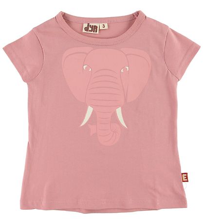 DYR T-shirt - ANIMALSWildlife - Rose Glow w. Elephant