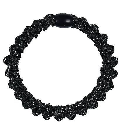 Kknekki Hair Tie - M desert gray Glitter w. Lace