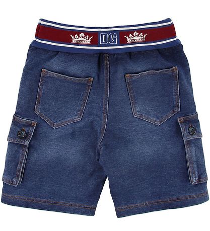 Dolce & Gabbana Shorts - Blue Denim w. Red