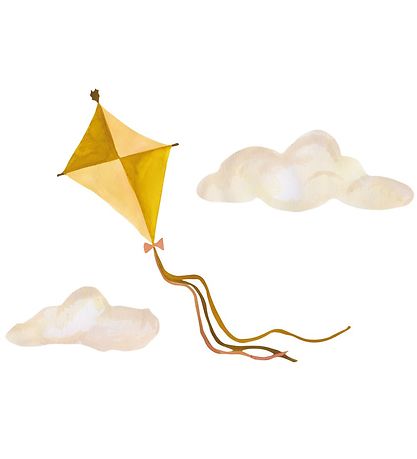 That's Mine Wallstickers - Dragon - Little - Ochre That's Mine Wallstickers - Dragon - Little - Ochre