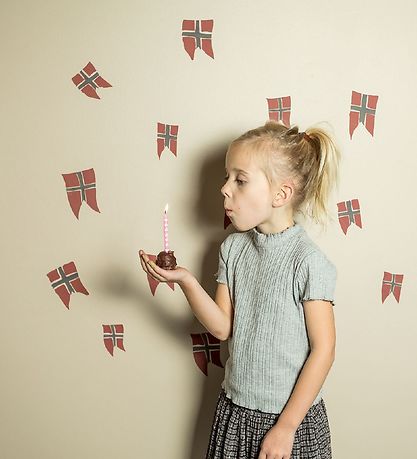 That's Mine Muurstickers - 14 stk - Noors Vlag