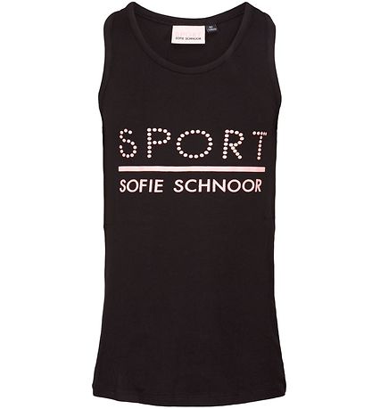 Sport Stad Sofie Schnoor Top - Pi - Zwart/Roze m. Logo