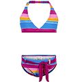 Color Kids Bikini - Inzet - Berry m. Strepen Color Kids Bikini - Inzet - Berry m. Strepen