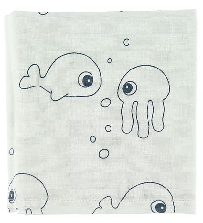 Done By Deer Swaddle - 120x120 - 2-pack - Sea Friends - Blu