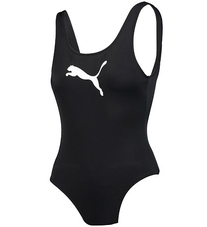 Puma Swimsuit - UV50+ - Black w. Logo Puma Swimsuit - UV50+ - Black w. Logo