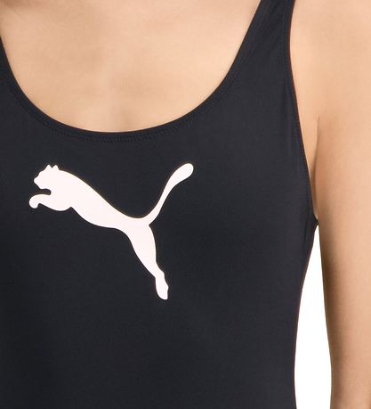 Puma Swimsuit - UV50+ - Black w. Logo Puma Swimsuit - UV50+ - Black w. Logo