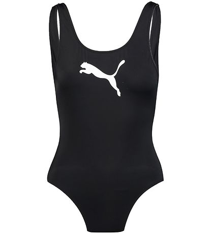 Puma Swimsuit - UV50+ - Black w. Logo Puma Swimsuit - UV50+ - Black w. Logo