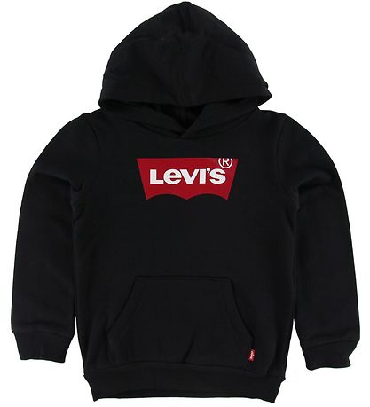 Levis Kapuzenpullover - Fledermausflügel - Schwarz