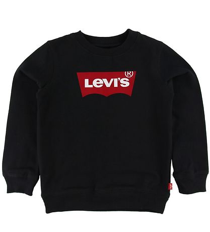 Levis Sweatshirt - Fledermausflügel - Schwarz Levis Sweatshirt - Fledermausflügel - Schwarz