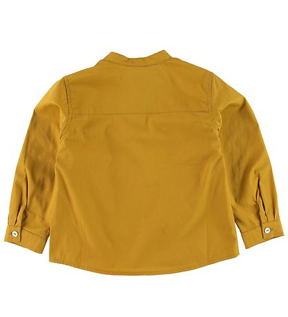 Christina Rohde Blouse - Mustard w. Buttons Christina Rohde Blouse - Mustard w. Buttons