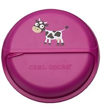 Snackbox Carl Oscar - BentoDISC - 18 cm - Purple Vache Snackbox Carl Oscar - BentoDISC - 18 cm - Purple Vache